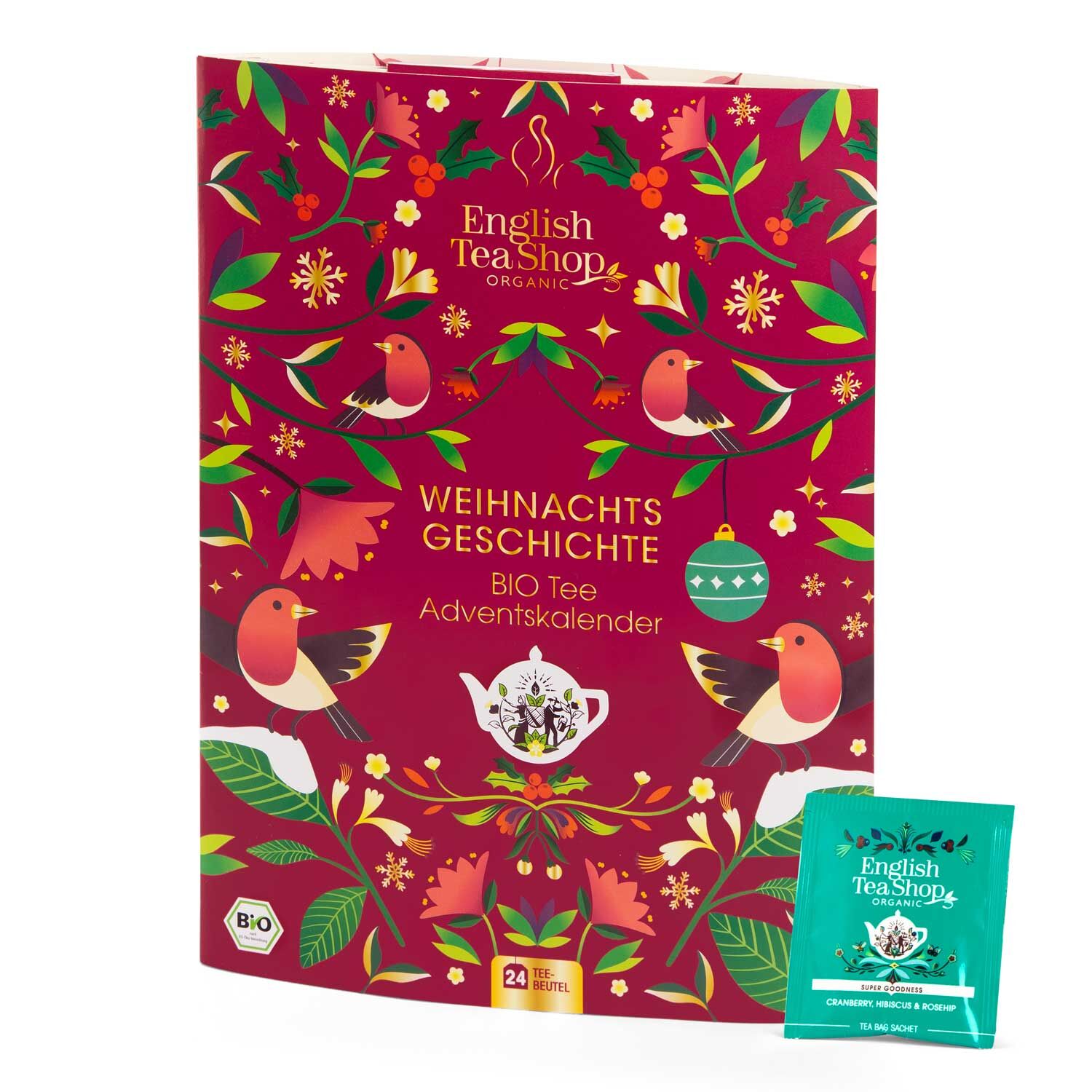 BIO Tee Adventskalender "Weihnachtsgeschichte"