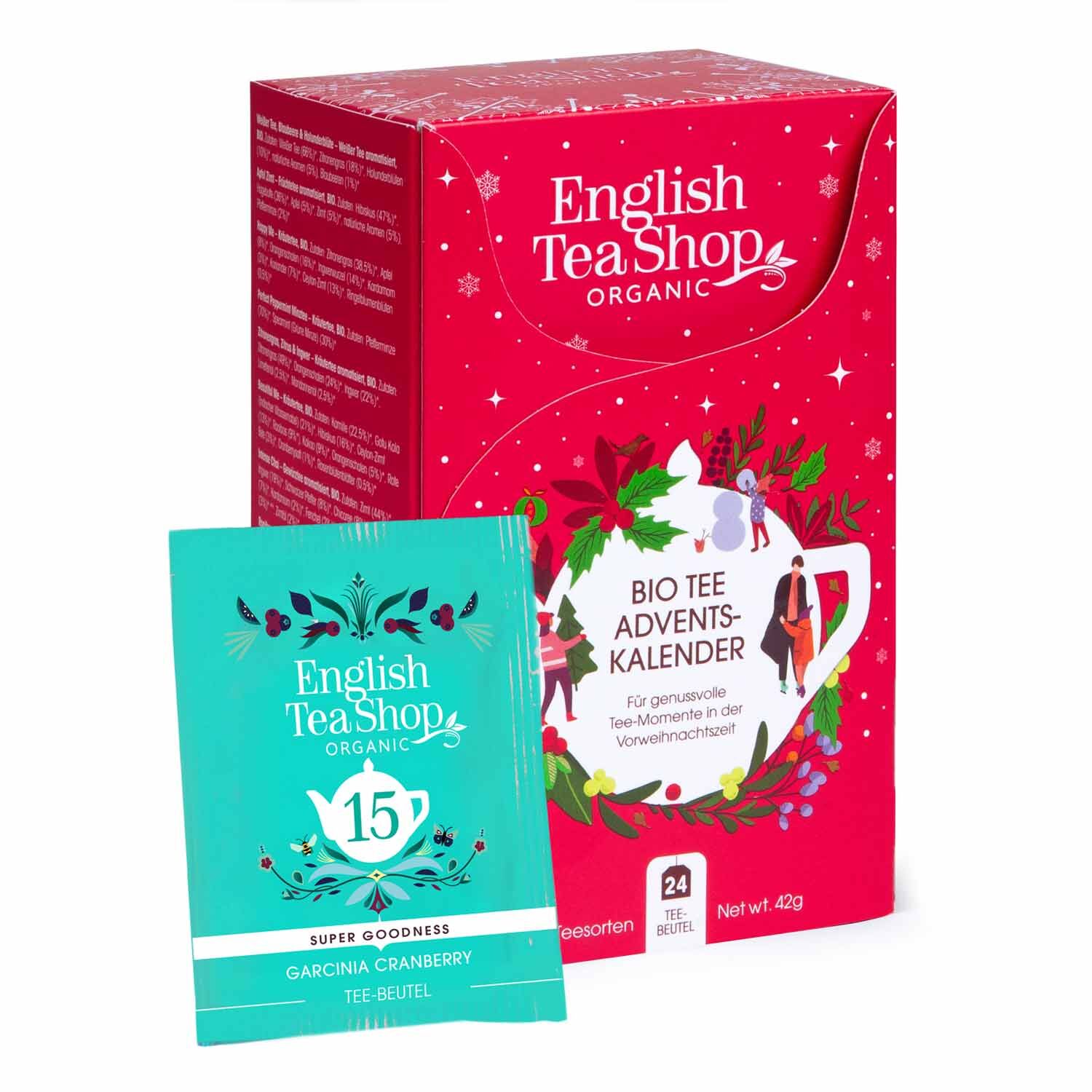 BIO Tee Adventskalender "Elfen-Dorf"