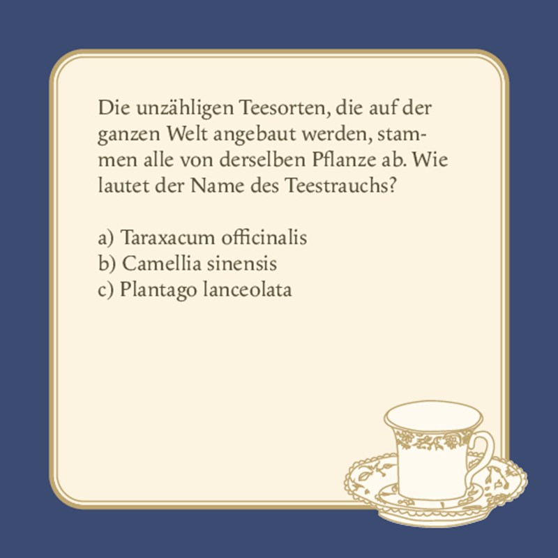 Das Tee-Quiz