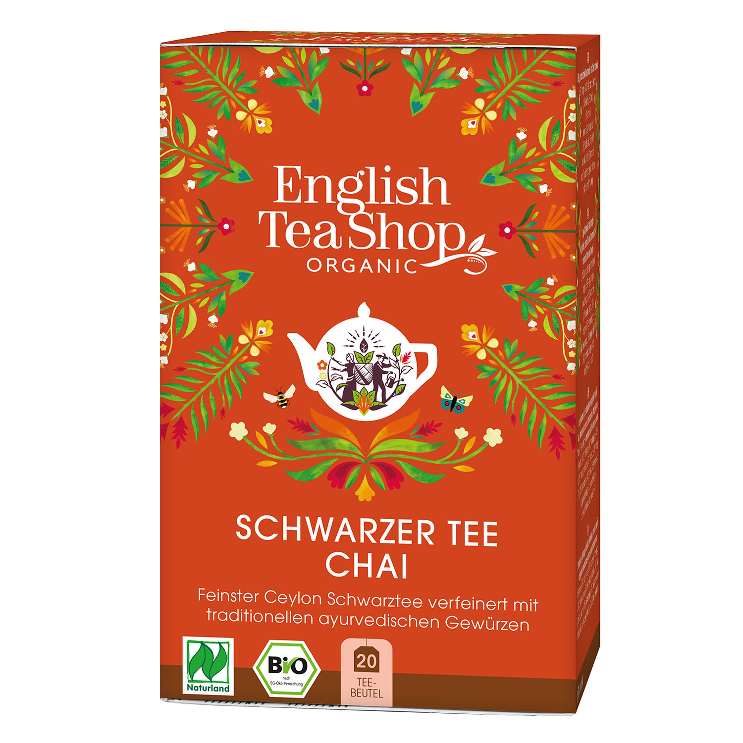 BIO Schwarzer Tee Chai 20 Btl.