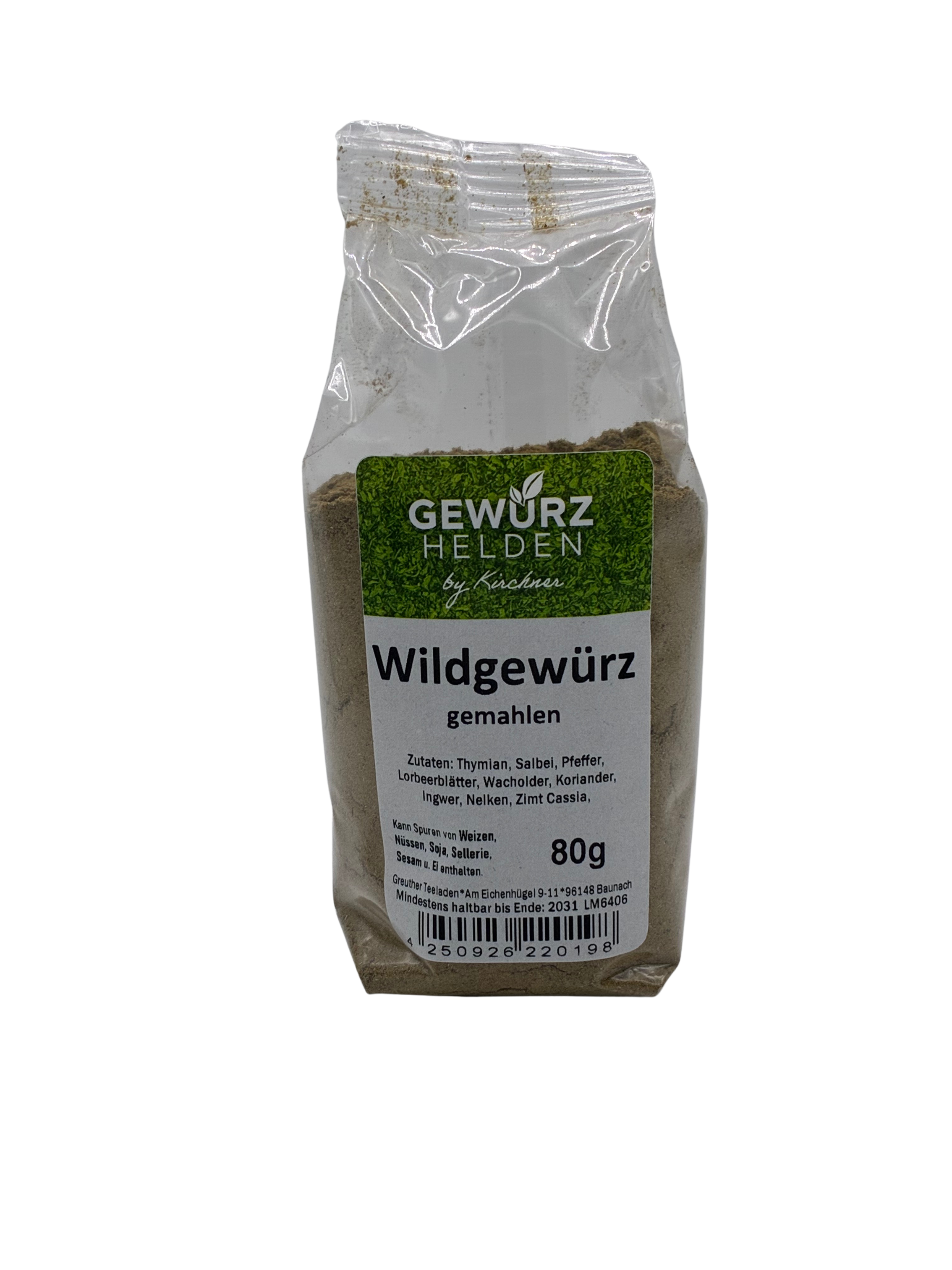 Wildgewürz gemahlen