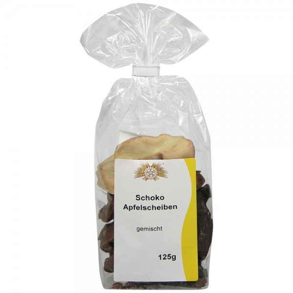 Schoko Apfelscheiben