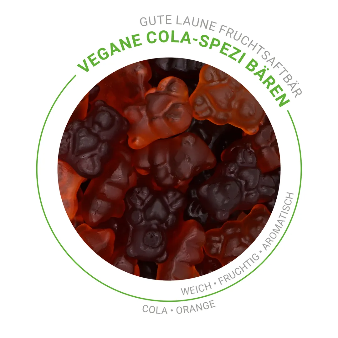 Vegane Cola-Spezi Bären