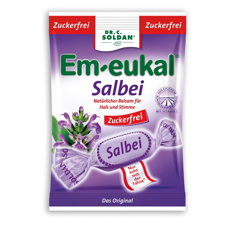 Em-eukal Salbei Bonbons, zuckerfrei