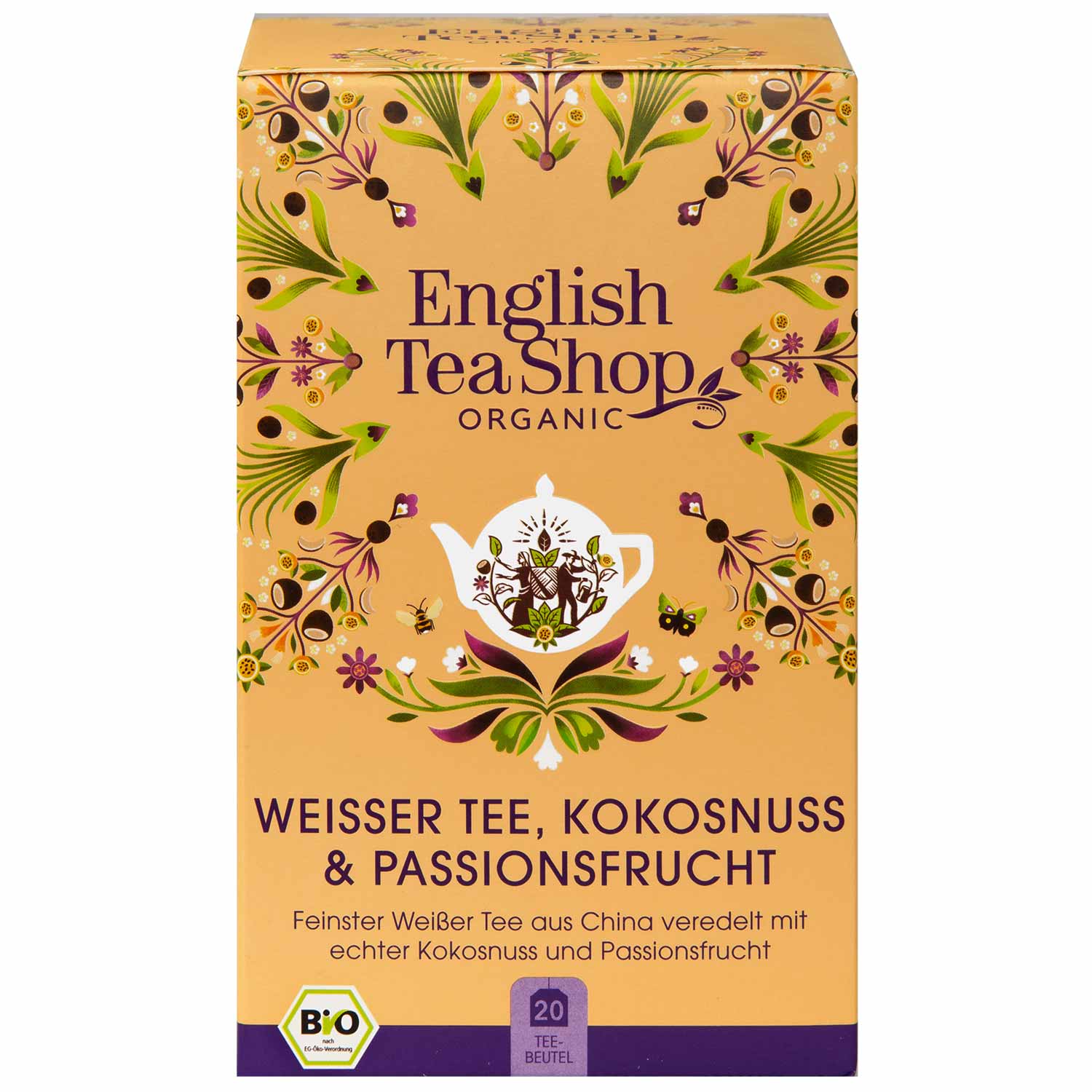 BIO Weißer Tee Kokosnuss & Passionsfrucht 20 Btl.