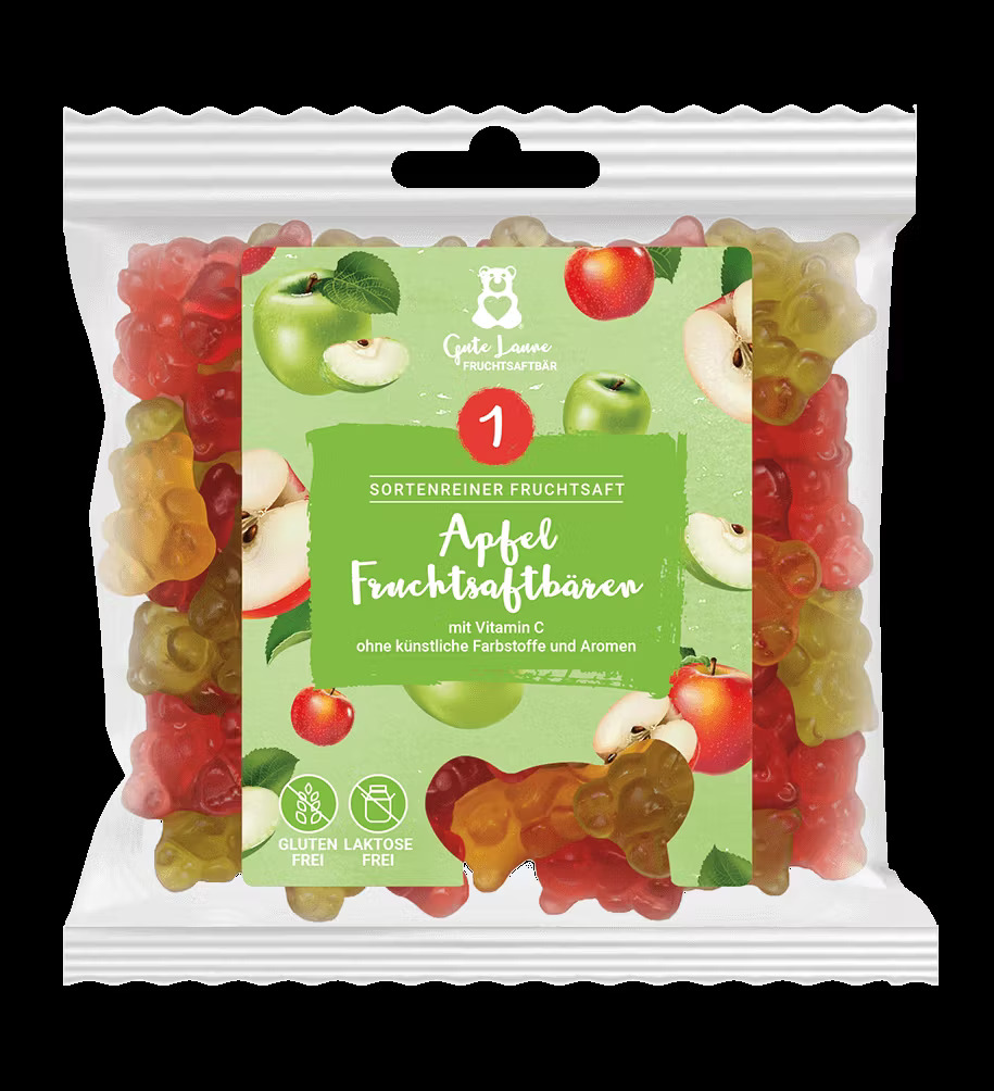 Apfel Fruchtsaftbären