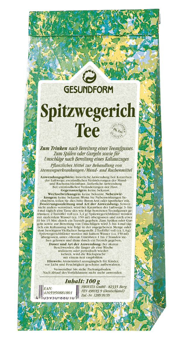 Spitzwegerich Tee