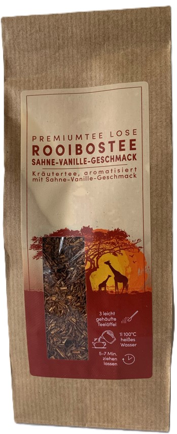 Rooibostee Sahne-Vanille-Geschmack