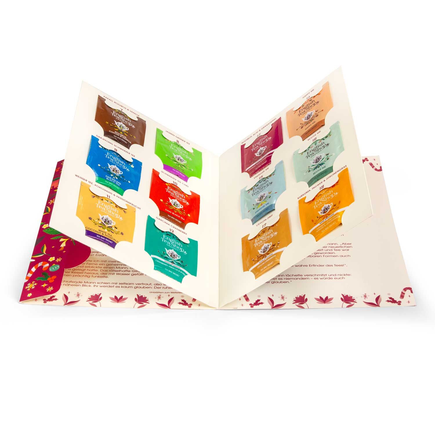 BIO Tee Adventskalender "Weihnachtsgeschichte"