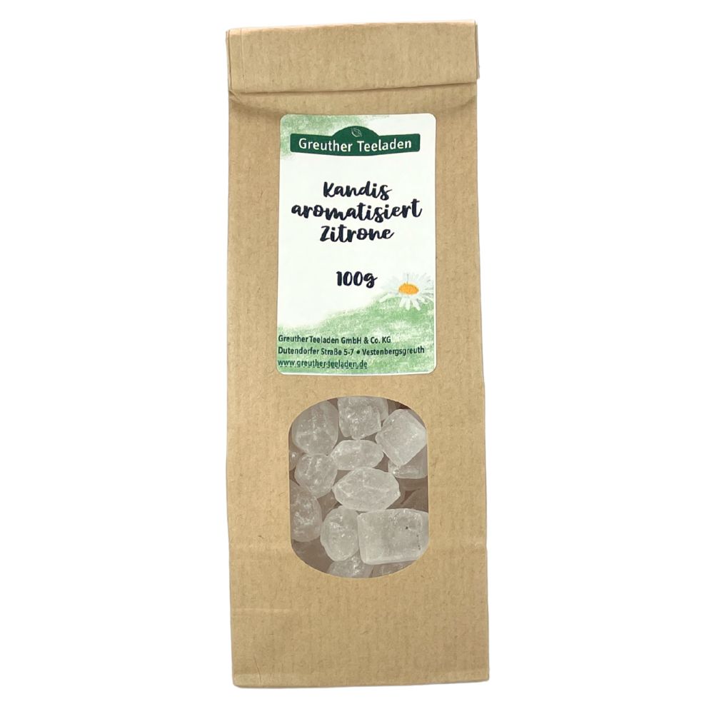 Kandis Zitrone aromatisiert