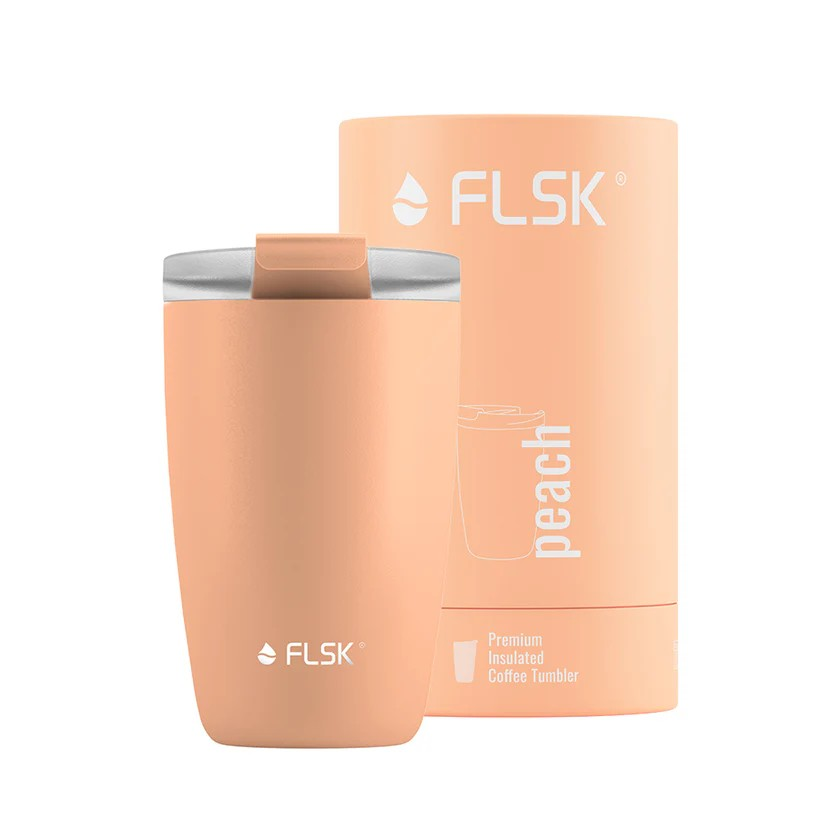 FLSK Coffee Cup 350ml Peach