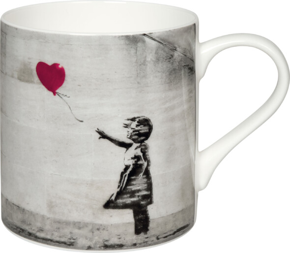 Becher Girl with baloon