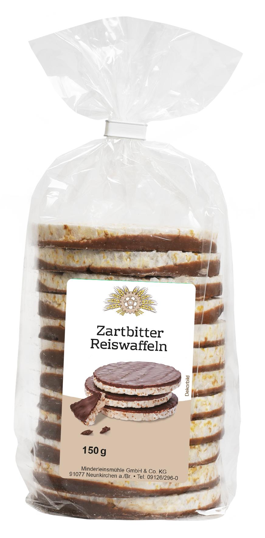 Reiswaffeln m. Zartbitter-Schokolade