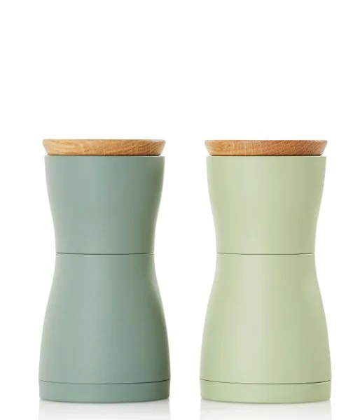 Set Pfeffer- und Salzmühle Twin, dak green & light green