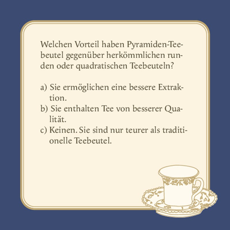 Das Tee-Quiz