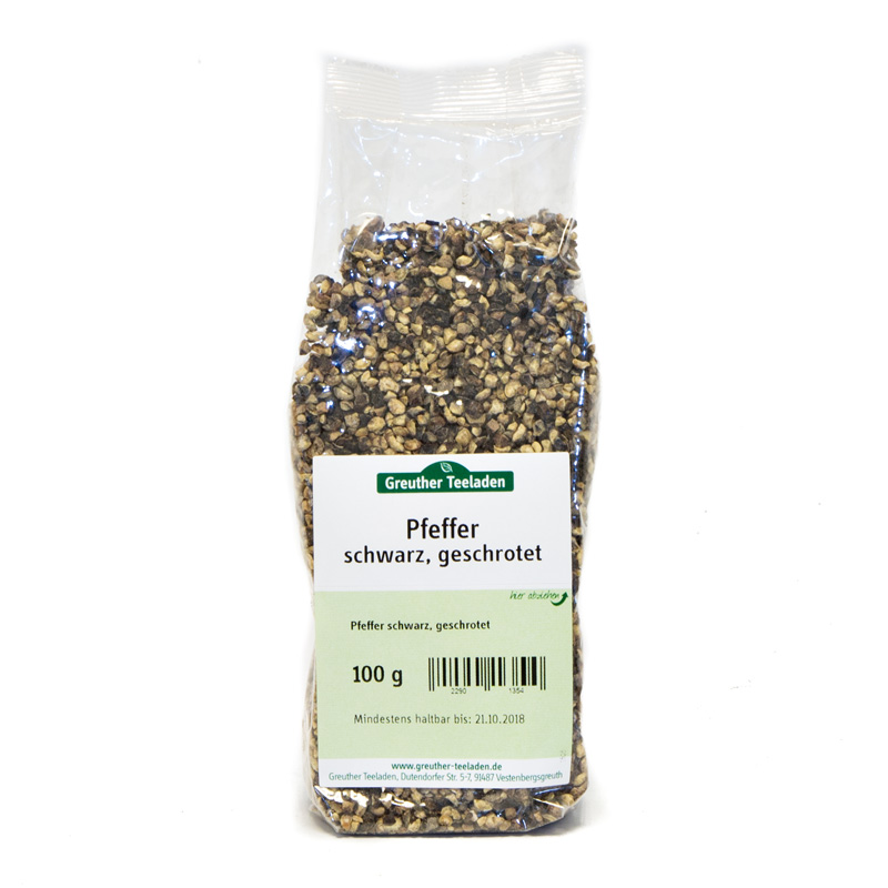 Pfeffer geschrotet