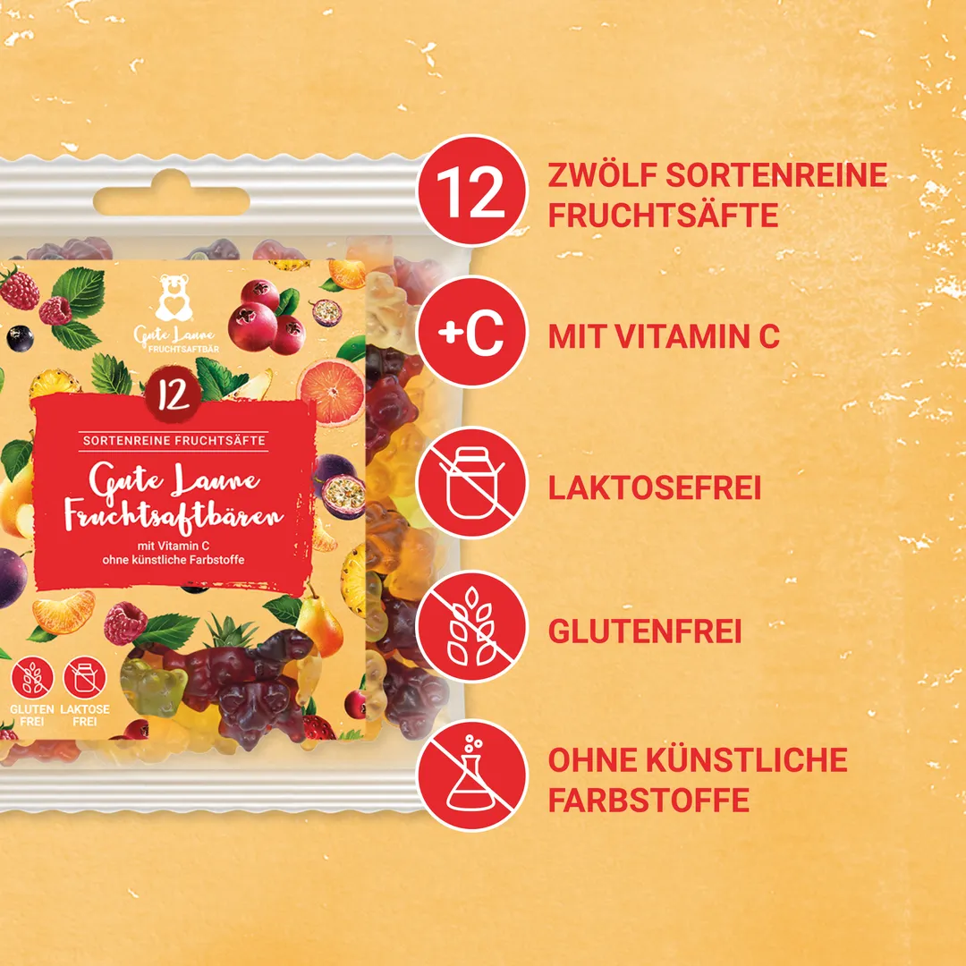 Gute Laune Fruchtsaftbären