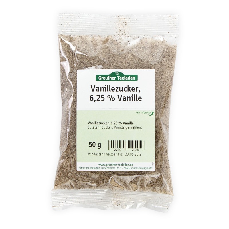 Vanillezucker mit echter Vanille