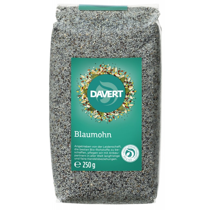 Blaumohn ganz