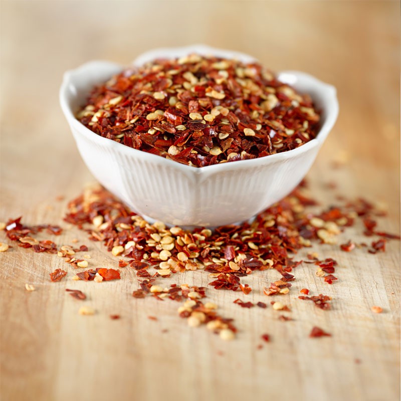 Chili geschrotet mit Kernen