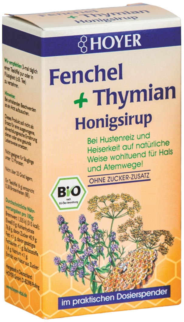 Fenchel + Thymian Honigsirup