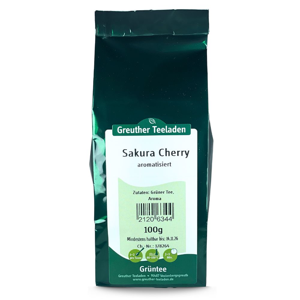 Sakura Cherry Grüner Tee aromatisiert