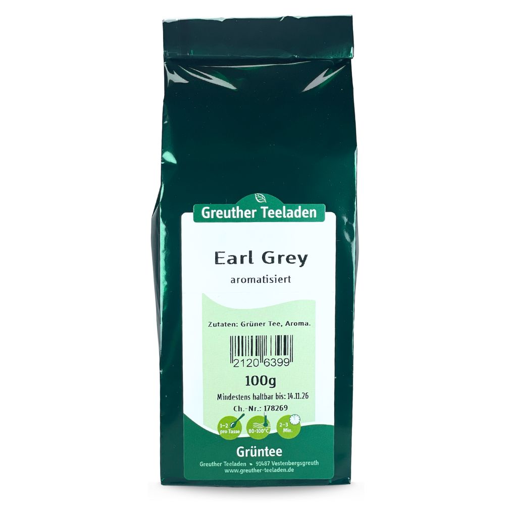 Earl Grey Grüner Tee