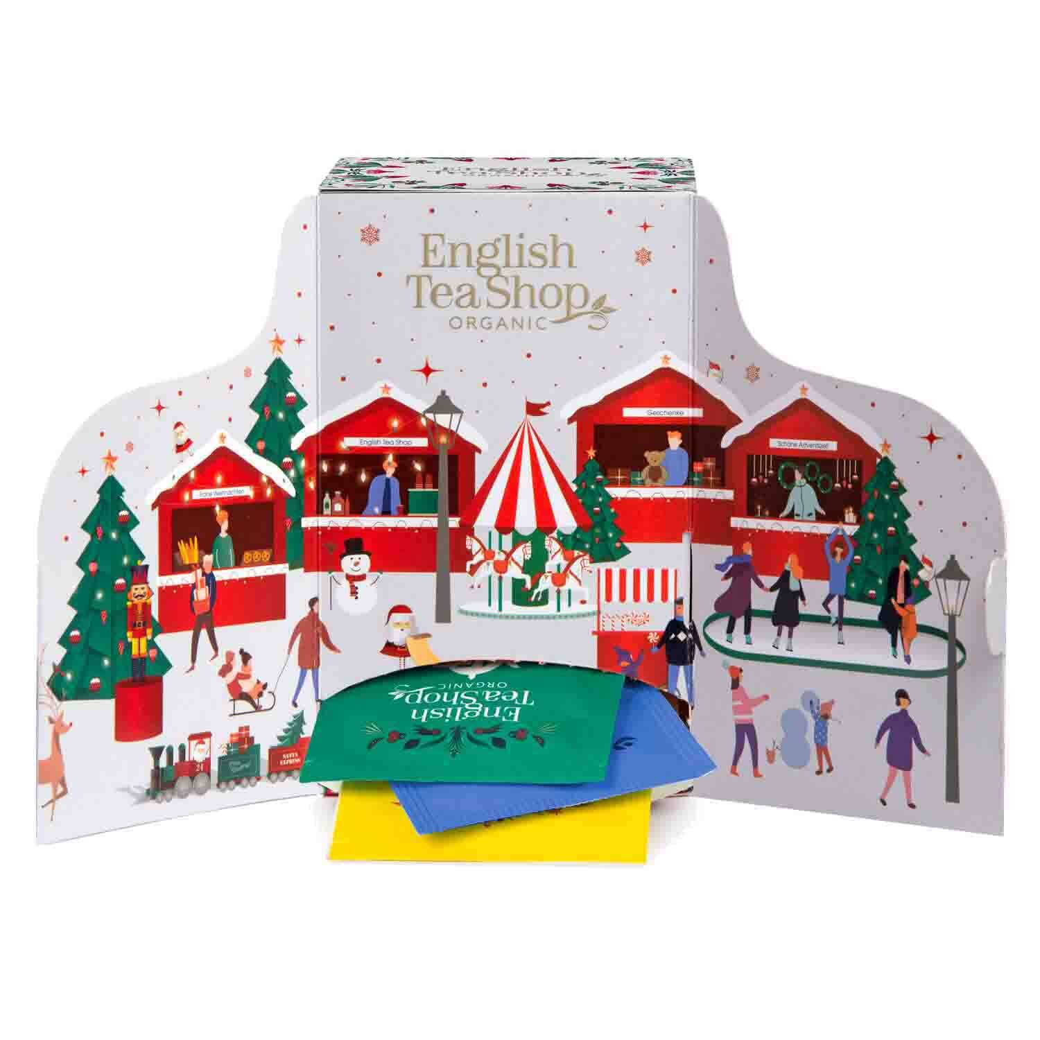 BIO Tee Adventskalender "Weihnachtsmarkt"