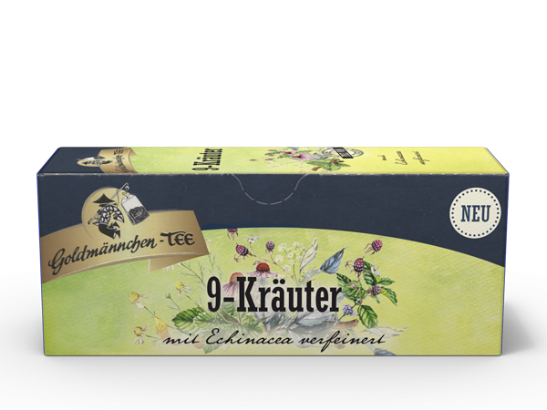 9-Kräuter Haustee mit Echinacea verfeinert