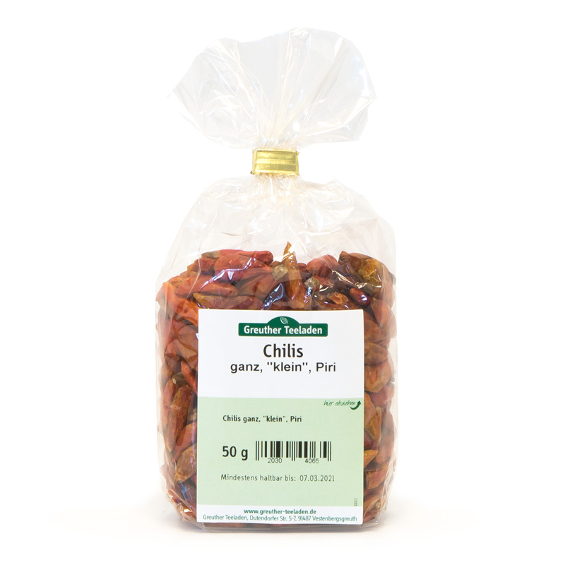 Chilis ganz, "klein", Piri - 1 - 3 cm