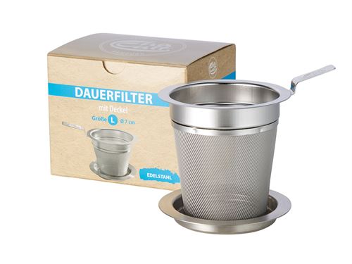 Edelstahlfilter Gr. L