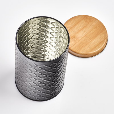 Teedose Scandi schwarz Ø 10,7 x 18 cm
