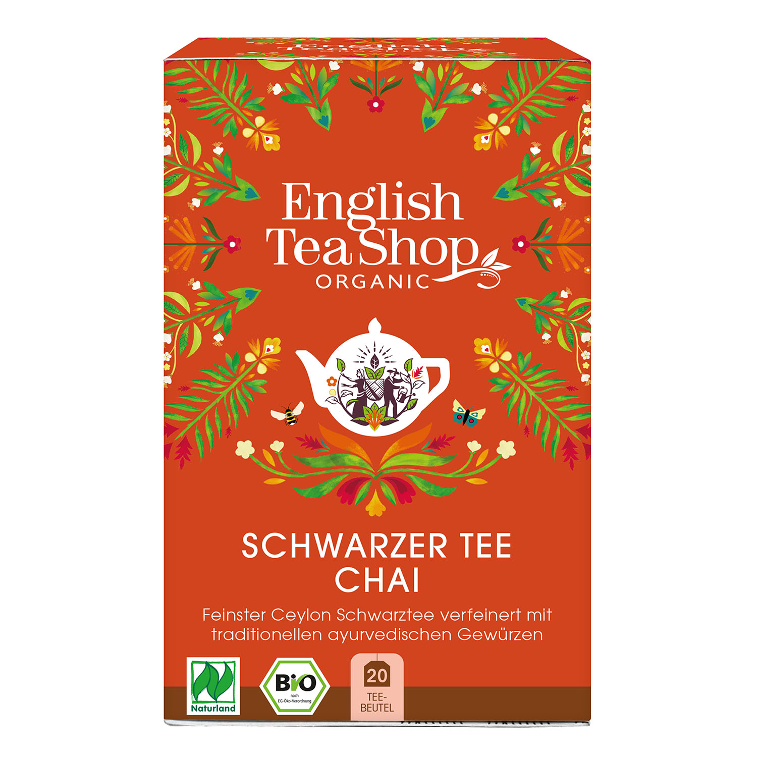 BIO Schwarzer Tee Chai 20 Btl.
