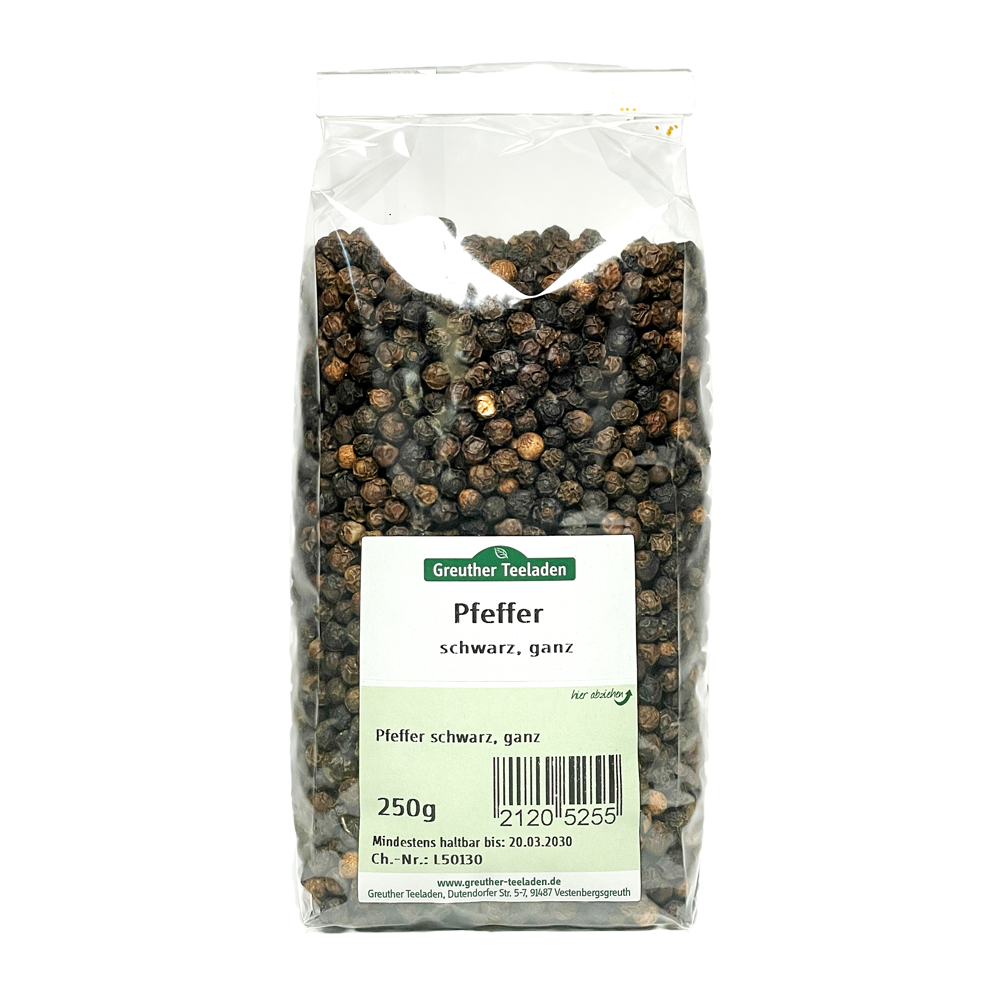 Pfeffer schwarz, ganz