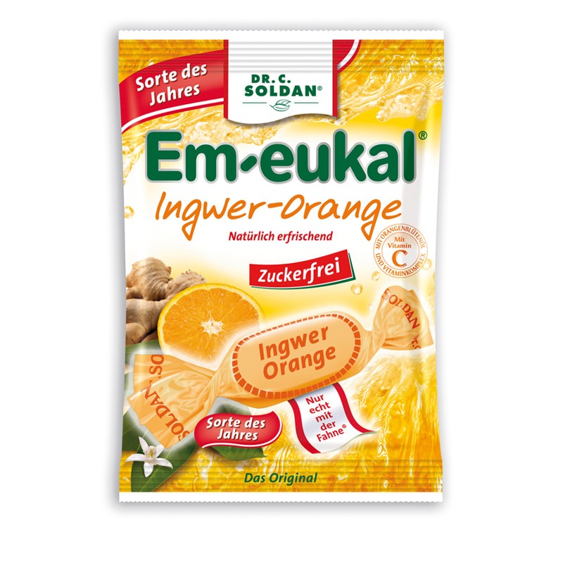 Ingwer-Orange Bonbons, zuckerfrei