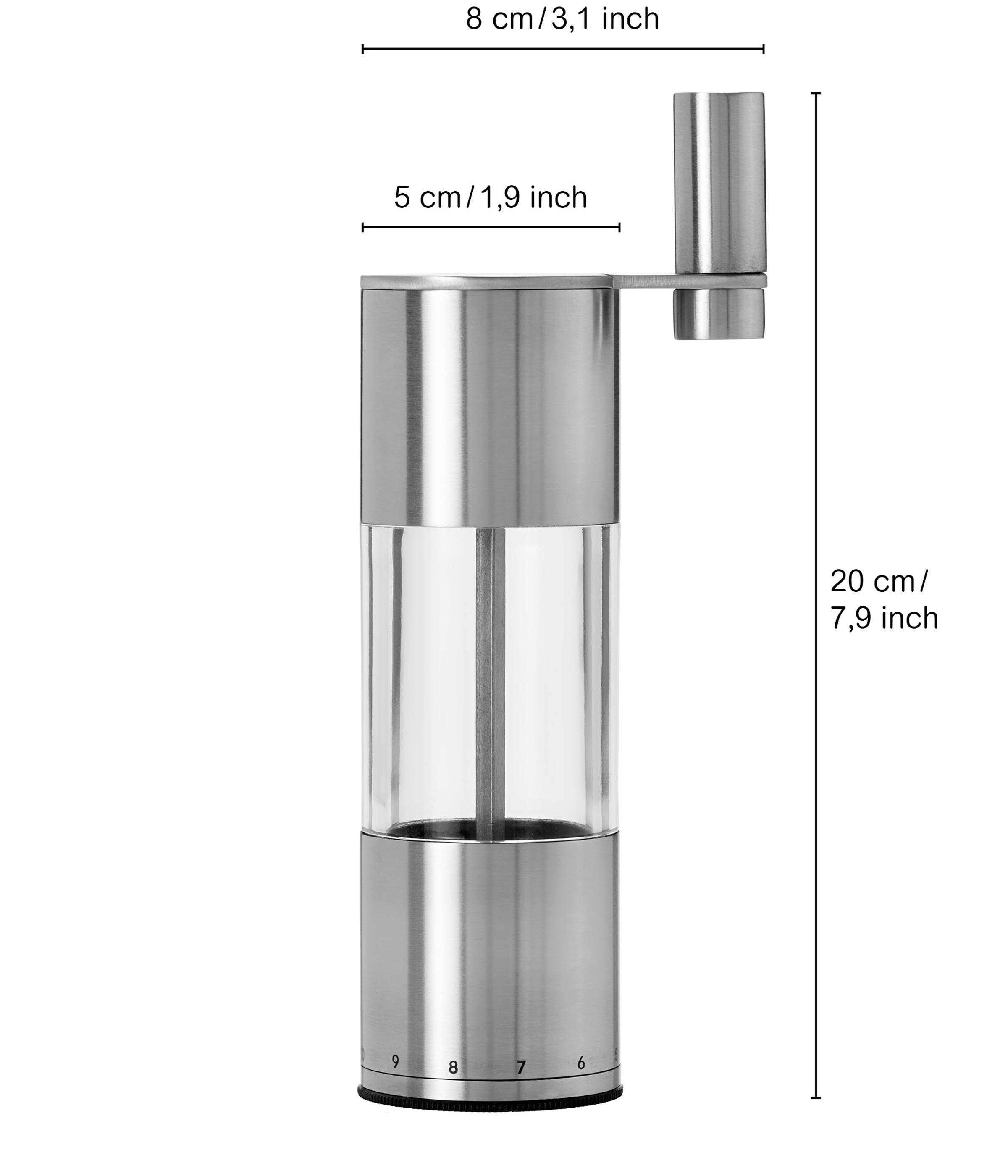 Pfeffer- oder Salz-Getriebemühle SELECT