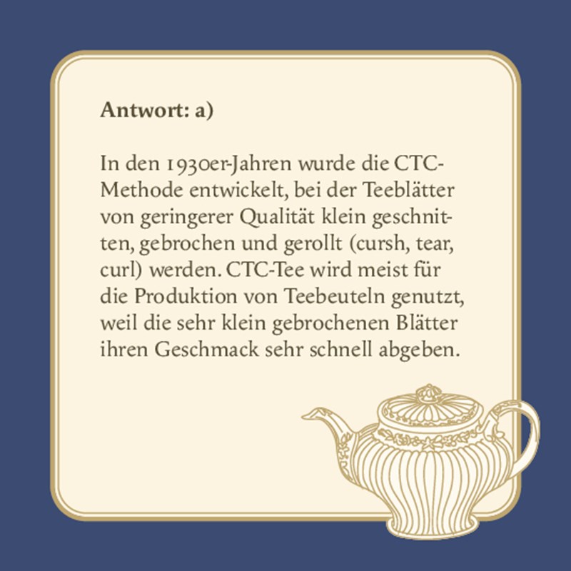 Das Tee-Quiz